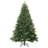 vidaXL Artificial Christmas Tree with 300 LEDs Green 180 cm PE and PVC