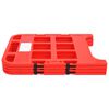 vidaXL Traffic Barriers 4 pcs Red 75x75x100 cm