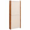 vidaXL 6-Panel Room Divider Cream White 420x180 cm