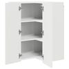 vidaXL Kitchen Cabinet Kalmar White 57 x 57 x 80 cm Engineered Wood