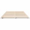 vidaXL Floor Bed Frame White 120 x190 cm Solid pine wood