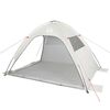 vidaXL Beach Tent Grey Waterproof