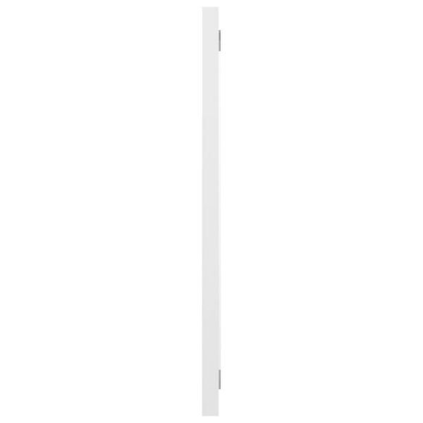 vidaXL Bathroom Mirror High Gloss White 60x1.5x37 cm Engineered Wood