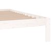 vidaXL Bed Frame without Mattress White 180x200cm Super King Size