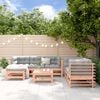 vidaXL 7 Piece Garden Lounge Set Solid Wood Douglas