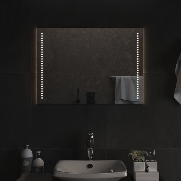 vidaXL LED Bathroom Mirror 70x50 cm