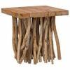 vidaXL Log Coffee Table 40x40x40 cm Mixed Recycled Wood