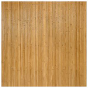 vidaXL Rug Square Nature 100x100 cm Bamboo