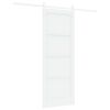 vidaXL Sliding Door 78 x 202 cm Engineered Wood White