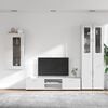 vidaXL TV Cabinet Set with Drawer with Shelf White Engineered Wood