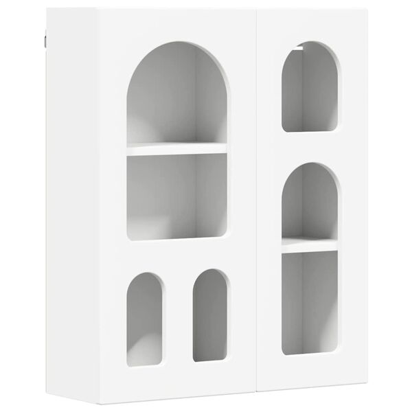 vidaXL Hanging Cabinet White 59 x 20 x 71.5 cm Engineered Wood