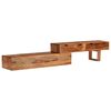 vidaXL TV Cabinet Brown 200x30x35 cm Solid Acacia Wood