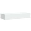 vidaXL Wall-mounted Drawer Shelves 2 pcs White 60x23.5x10cm MDF
