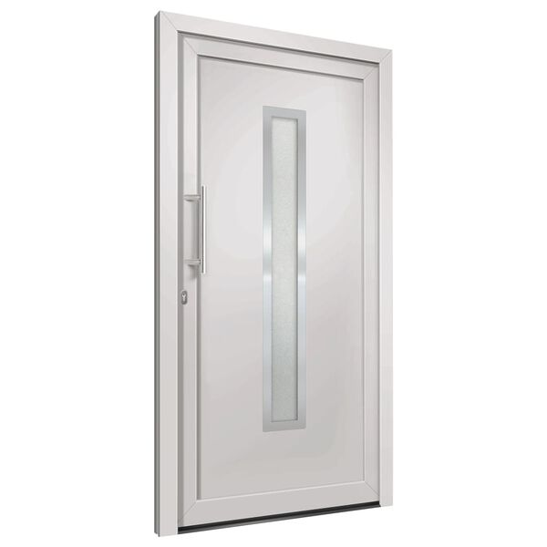 vidaXL Front Door White 108x200 cm