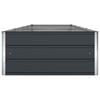 vidaXL Planter Anthracite 385 x 100 x 45 cm Galvanised Steel