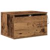 vidaXL Wall-mounted Bedside Cabinet Old Wood 50 x 36 x 30 cm
