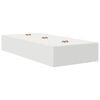 vidaXL Storage Bed Frame with Drawer White 90 cm Engineered Wood