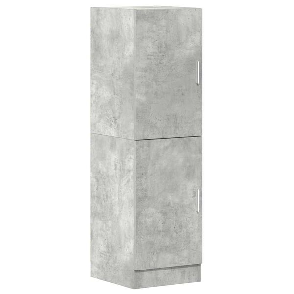 vidaXL Kitchen Cabinet Concrete Grey 38x41.5x131.5 cm Engineered Wood