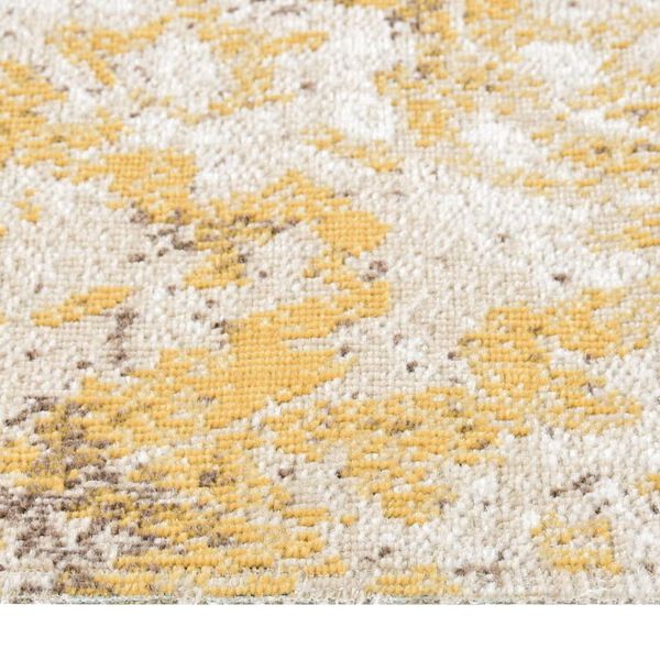 vidaXL Outdoor Rug Flatweave 100x200 cm Yellow