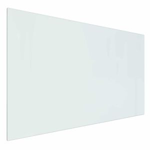 vidaXL Fireplace Glass Plate Transparent 100 x 60 cm Glass