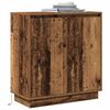 vidaXL LED Sideboard Old Wood 71 x 34.5 x 75 cm Engineered Wood