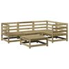 vidaXL 5 Piece Garden Sofa Set Impregnated Wood Pine