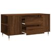 vidaXL Coffee Table Brown Oak 102x44.5x50 cm Engineered Wood