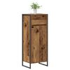 vidaXL Bathroom Cabinet Old Wood 40 x 30 x 100 cm Engineered Wood
