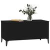 vidaXL Coffee Table Black 90x44.5x45 cm Engineered Wood