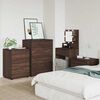 vidaXL Storage Cabinets 2 pcs Brown Oak 80 x 48 x 105 cm