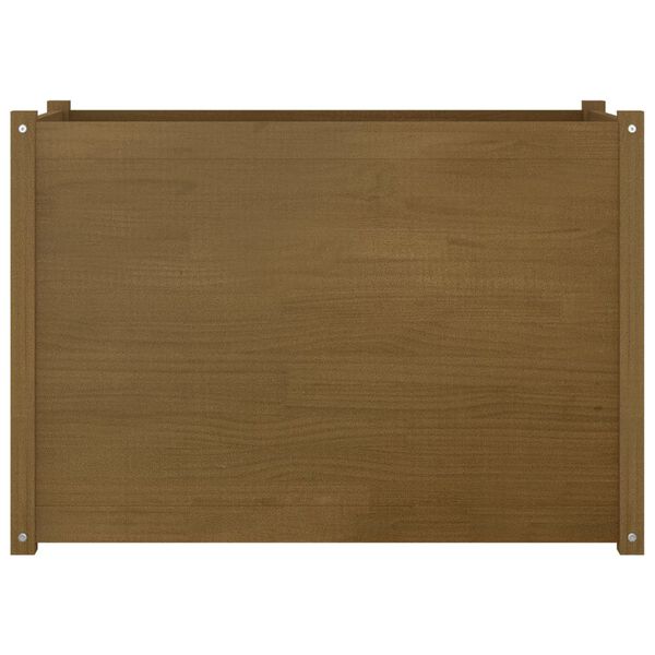 vidaXL Garden Planter Honey Brown 100x50x70 cm Solid Pinewood