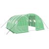 vidaXL Greenhouse with Steel Frame Green 16 m&sup2; 4x4x2 m