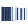 vidaXL Retractable Awning Manual Blue and anthracite 350 x 250 cm
