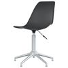 vidaXL Swivel Office Chair Light Grey PP