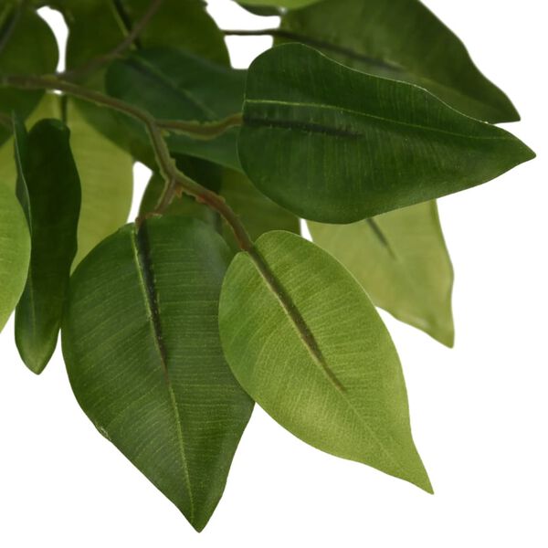 vidaXL Artificial Ficus Tree 378 Leaves 80 cm Green