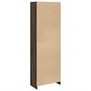 vidaXL Bookcase Brown Oak 57x28.5x174 cm Engineered Wood