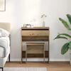 vidaXL Dressing Table Artisan oak 60 x 40 x 75 cm Engineered wood