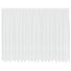 vidaXL Lace Curtain with Curtains Floral White 245 x 500 cm Polyester