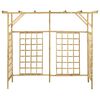 vidaXL Garden Pergola for Triple Bins Impregnated Pinewood