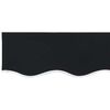 vidaXL Awning Valance Black 280 x 20 cm Canvas