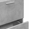 vidaXL Sink Cabinet Concrete Grey 40x37x59 cm Engineered Wood