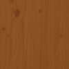 vidaXL Bed Frame without Mattress Honey Brown Solid Wood 140x200 cm