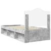 vidaXL Bed Frame Concerte Grey 90 x 190 cm Solid Pine Wood