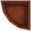 vidaXL Corner Planter Rusty 45 x 45 x 50 cm Weathering steel