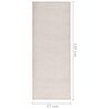vidaXL Soft Pile Rug Anti-slip 57x150 cm Camel