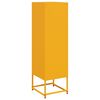 vidaXL Highboard Mustard Yellow 36x39x123 cm Steel