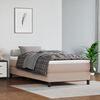 vidaXL Pocket Spring Bed Mattress Medium Cappuccino 90x190x20 cm Faux Leather
