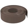 vidaXL Garden Edgings 4 pcs Brown 10 m 15 cm Polyethylene