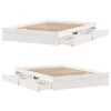 vidaXL Bed Frame without Mattress White 120x200 cm Solid Wood Pine