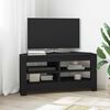 vidaXL Corner TV Cabinet Black 102 x 40.5 x 45 cm Engineered Wood